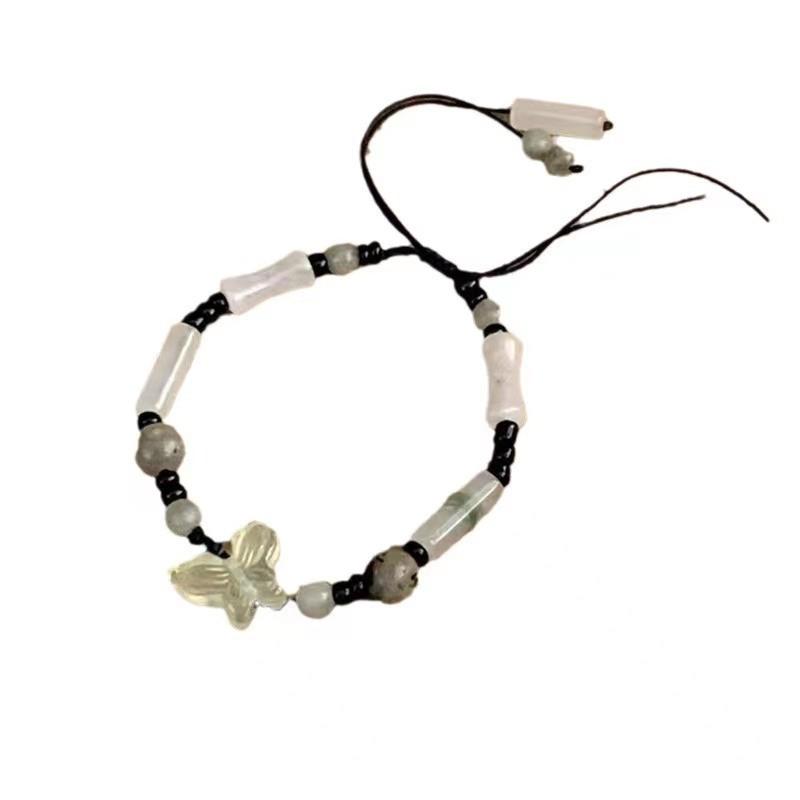 Handmade Lighthued Exquisite Bamboo Knot Bracelet Unique New Trend Chinese