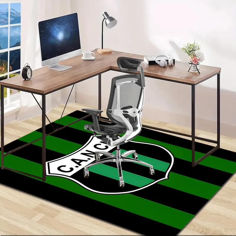 1pc Football Team Design Area Rug - Non-Slip, Soft & Cozy Floor Mat for Living Room, Bedroom, Office - Indoor/Outdoor Decorative Carpet
