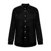 Yousheng Women Shirt Button-Down Lapel Long Sleeve Shirt Tops Solid Color Loose Fit Shiny Sequins Sleeve Velvet Shirt Cocktail Party Wear