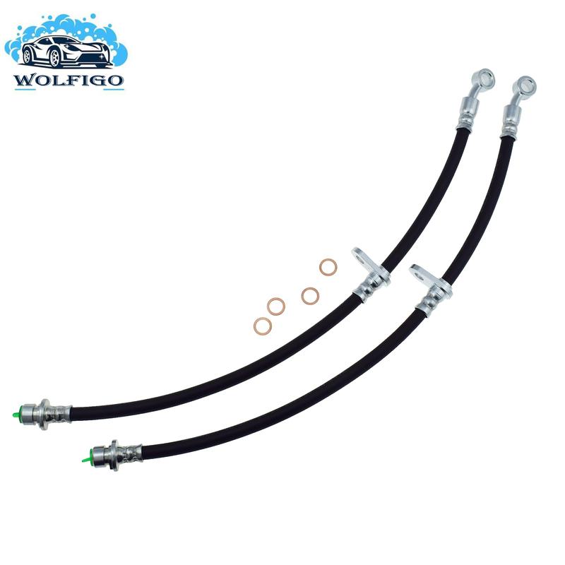 Front Left & Right Brake Hydraulic Hose for Honda Accord Acura TL TSX 2004-2008 01465SDAA03,01465SDAA01,01465SEPA00,01464SDAA03