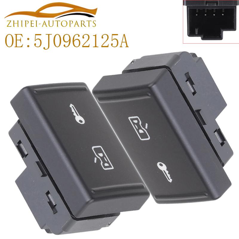 5J0962125A Front Left Door Lock Unlock Switch Button Car For Skoda Fabia Combi 2007-2015 Roomster 2006-2015