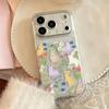 Flower Rabbit Applicable To Apple 16/17Pro Mobile Phone Case iPhone15 Side Love 14 Transparent 13 Soft 12 Women