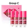 4PCS Pearlescent Moisturizing Lip Glaze Lip Makeup Lasting and Easy To Color Lip Gloss Lipstick