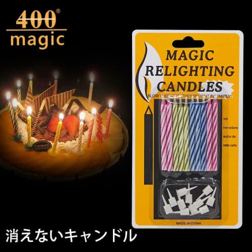 LUYING Candles for Birthdays, Christmas, Parties, Birthdays, Photo Shoots, Color Candles, Angel Flame, Party, Magic Candles, Blow-proof, Surprise! (4