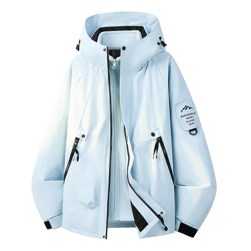 2518 Dreifach-Graphen-Futter Partnerjacke für Damen und Herren Winddicht Wasserdicht Outdoor-Sport Bergsteigeranzug Gruppenkauf