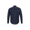 Timberland Embroidered Logo Curved Hem Long Sleeve Shirt Men shirts Dark-Blue A1SHF433