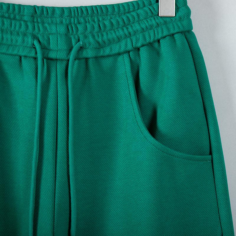 Lose Breite Bein Hosen 2022 Herbst frauen Rot Jogginghose Hohe Taille Lose Hosen frauen Mode Straße Gerade Hosen