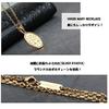 [silver KYASYA] Stainless Steel Miraculous Medal Necklace, 18K Gold Coin Necklace, Virgin Mary Medal Pendant, Men's and Women's, Includes Exclusive Bo