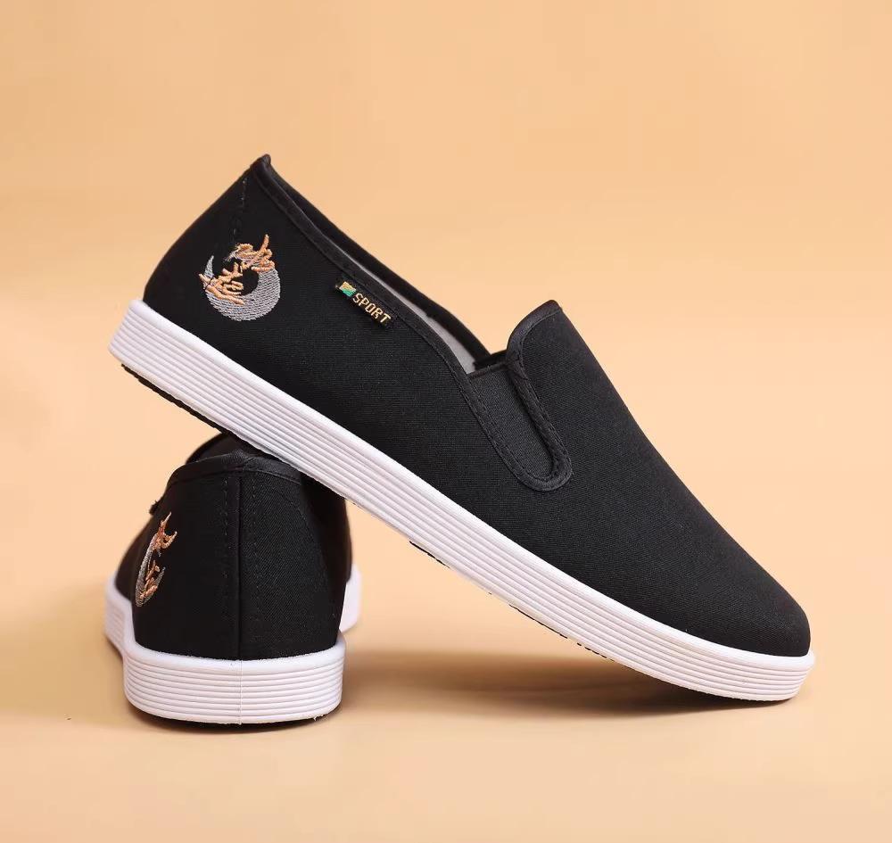 

Модные вышитые тканевые туфли удобные, дышащие, впитывающие пот, нескользящие, износостойкие, на мягкой подошве эластичосы 39