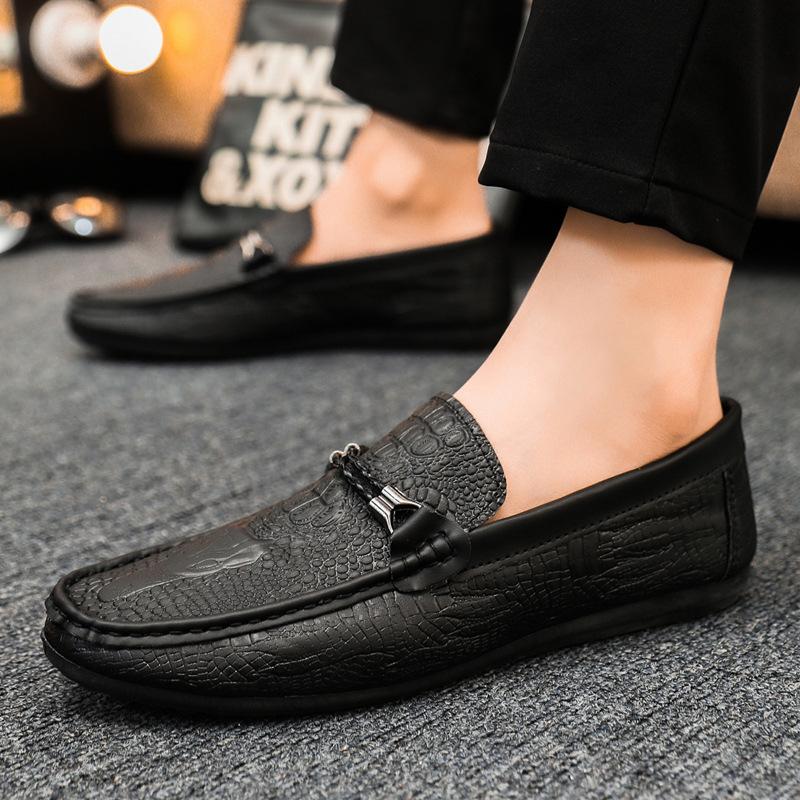 

Модная мужская повседневная обувь весна без шнурков мужские лоферы мягкие удобные мужские мокасины для вождения новая обувь для мужчин 39