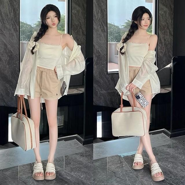 2025 summer new soft leather pleated thick-soled small versatile sandals women's one-pedal retro soft-soled muffin shoes