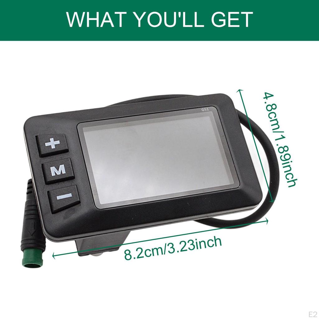 Écran LCD Universel Pour Vélo électrique 36V 48V - Ordinateur De Cyclisme Pour Scooter, Ebike