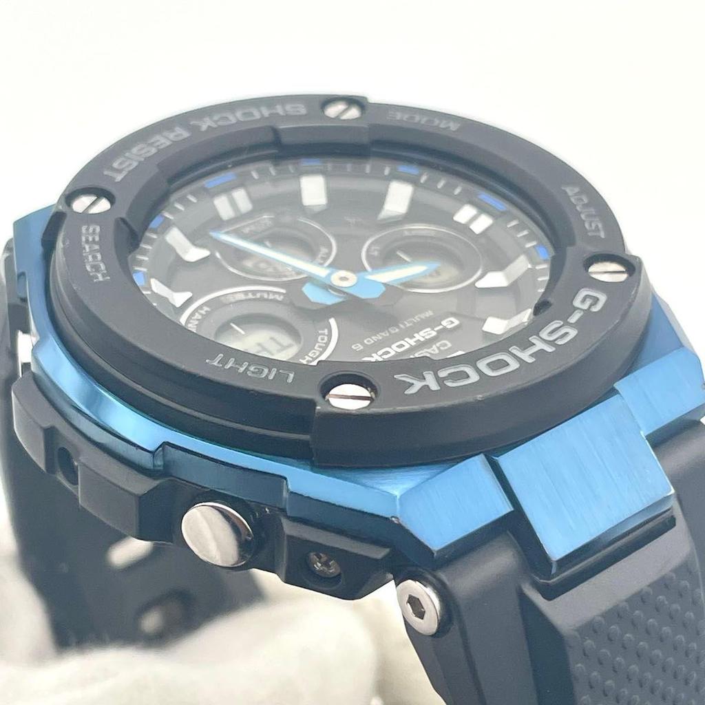 Used [Beautiful Condition] CASIO G-SHOCK Watch, Working Condition, Tough Solar, Blue, GST-W300G-1A2JF