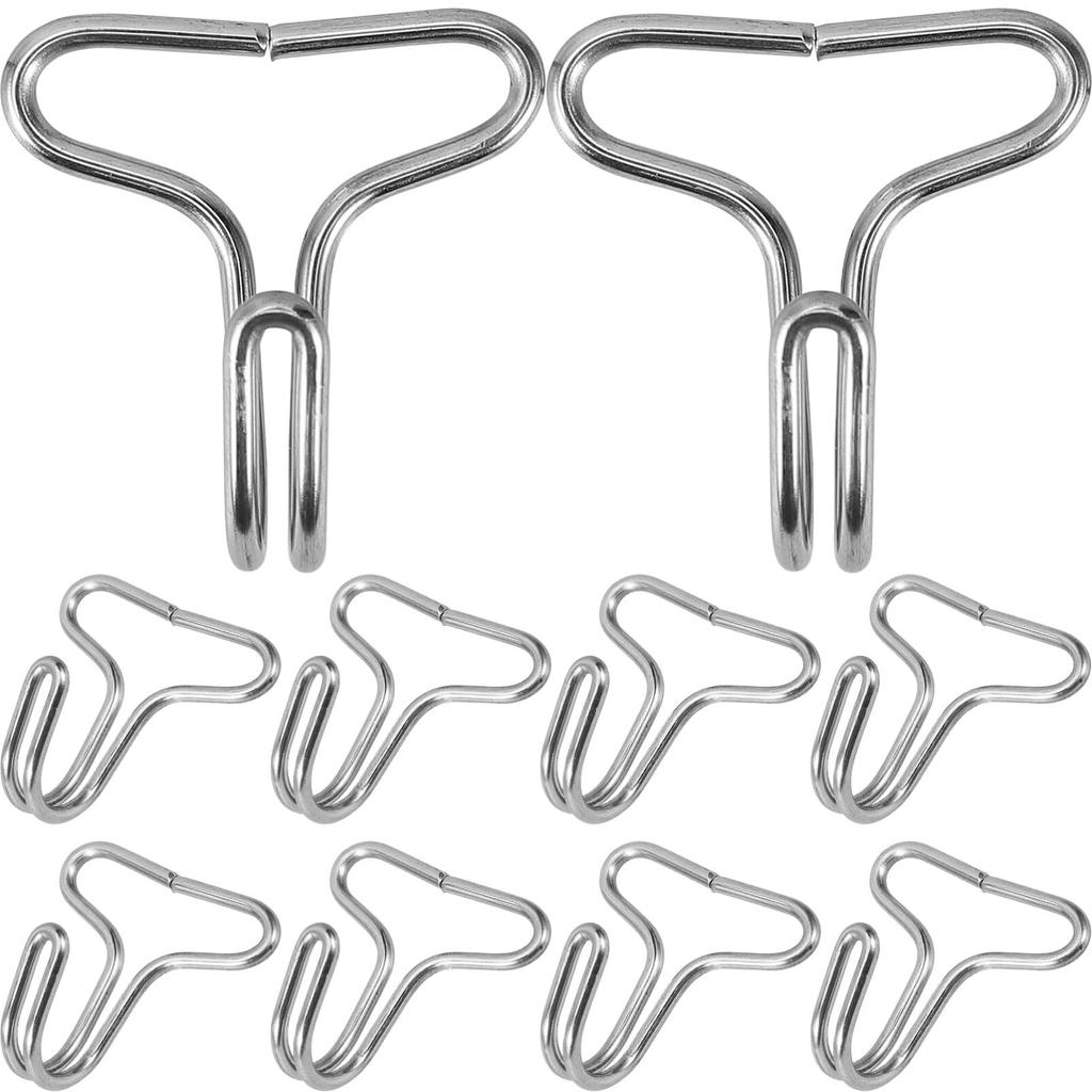 UKCOCO 50 Pieces Steel Car Head Hanger and Hook Fixture