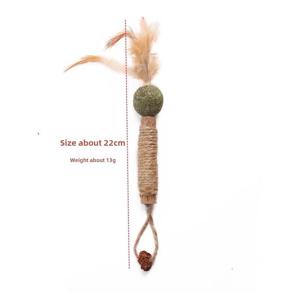 Cat Molar Stick Polygonum Lafite Gall Fruit Molar Teeth Cleaning Hemp Rope Cat Toys Pet Products Bite Resistant
