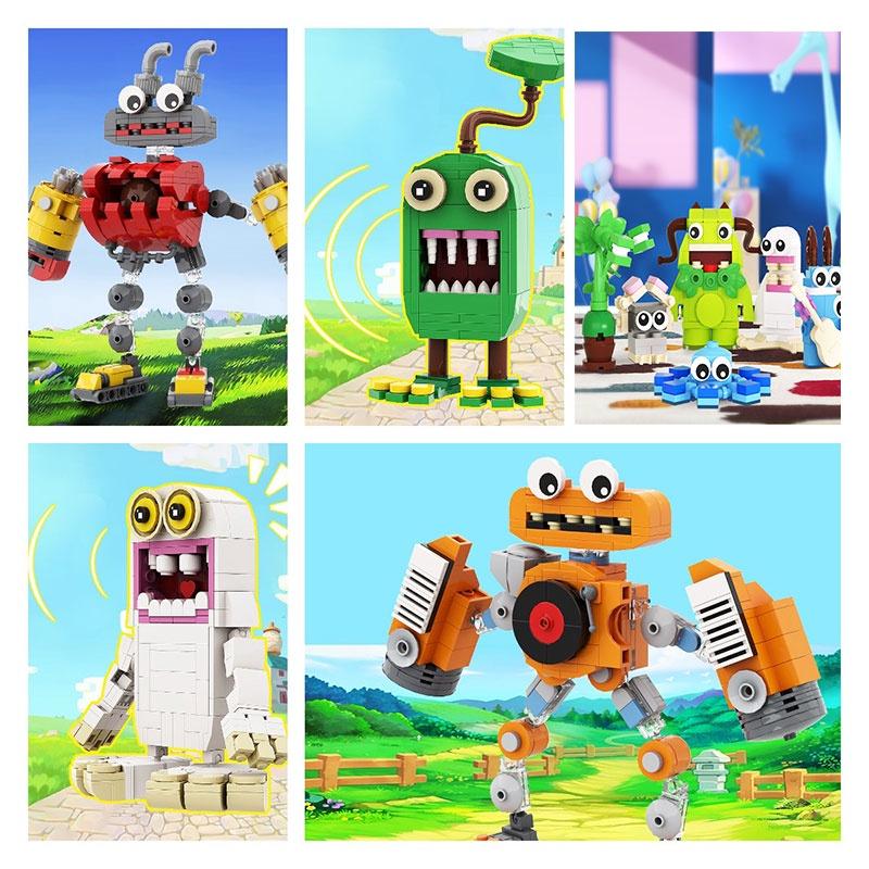 My Singing Monsters Bausteine Seltene Wubboox Mit 246 Stück Abs Kleinen Partikeln Puzzle Spielzeug