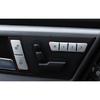 Seat Memory Button Switch Sticker For Mercedes-Benz GLK 2009-15 Silver Aluminum