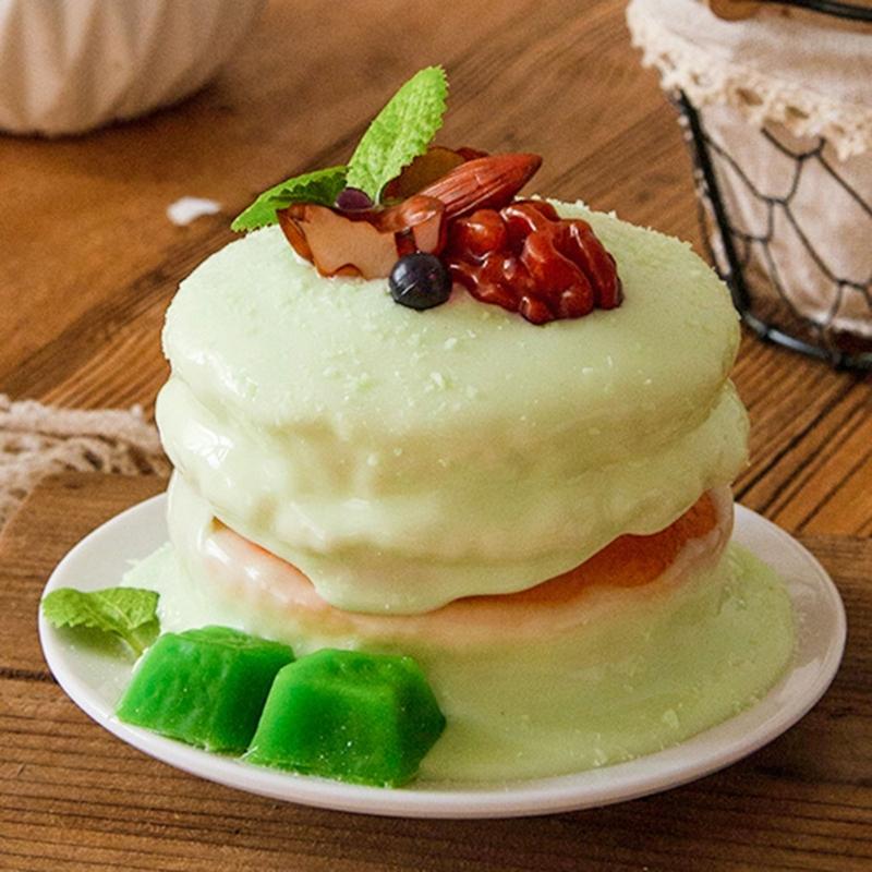 Realistic Dessert Model Faux Cake Decoration for Kitchen Display and Photo Shoot Artificial Food Photography Accessories