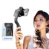 Handheld Foldable Single-Axis Gimbal Stabilizer Image Stabilization Tripod Mobile Phone Stand Selfie Pole (ABS Stainless Steel)