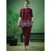 Designer Pakistani Cotton Kurti Pant Set Indian Women Ethnic Top Kurta Cord Set