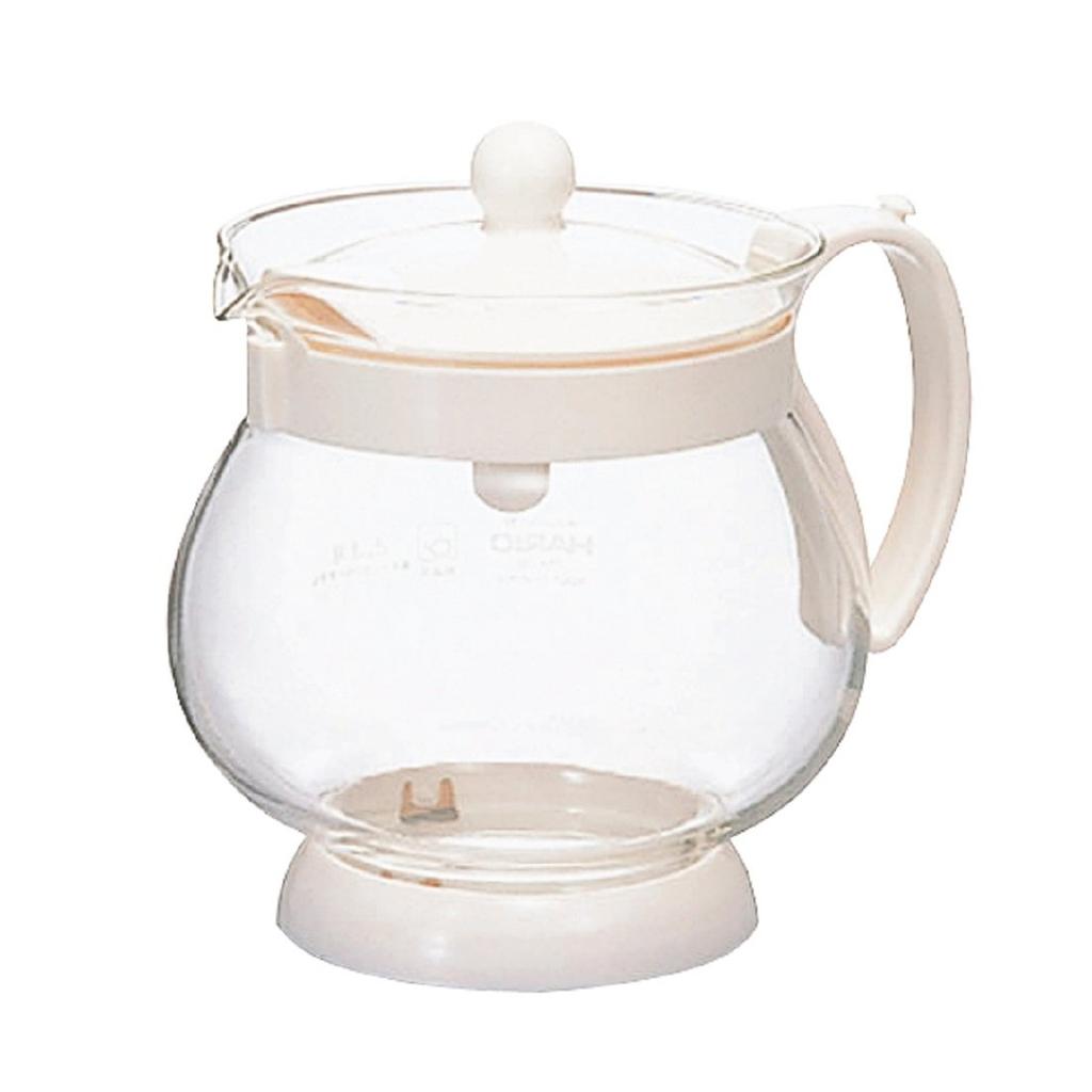 HARIO Jumping Leaf Pot for 2-3 People, White, JPP-50W