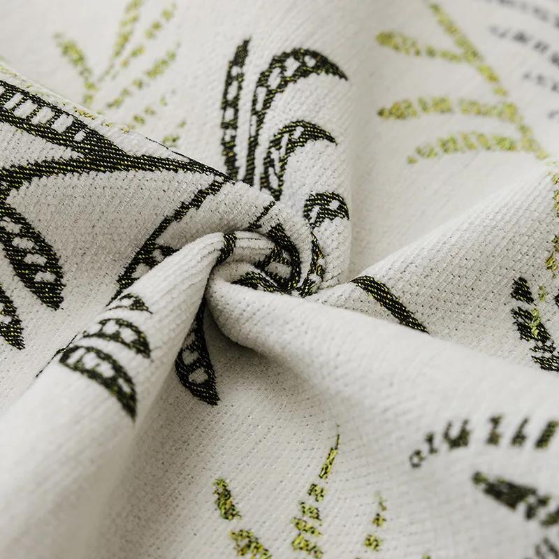 Neue Französische Chenille Pflanze Jacquard Anti Katzenkratz Möbel Sofaüberwurf Couchdecke Universell für Alle Jahreszeiten Heim Couchmatte