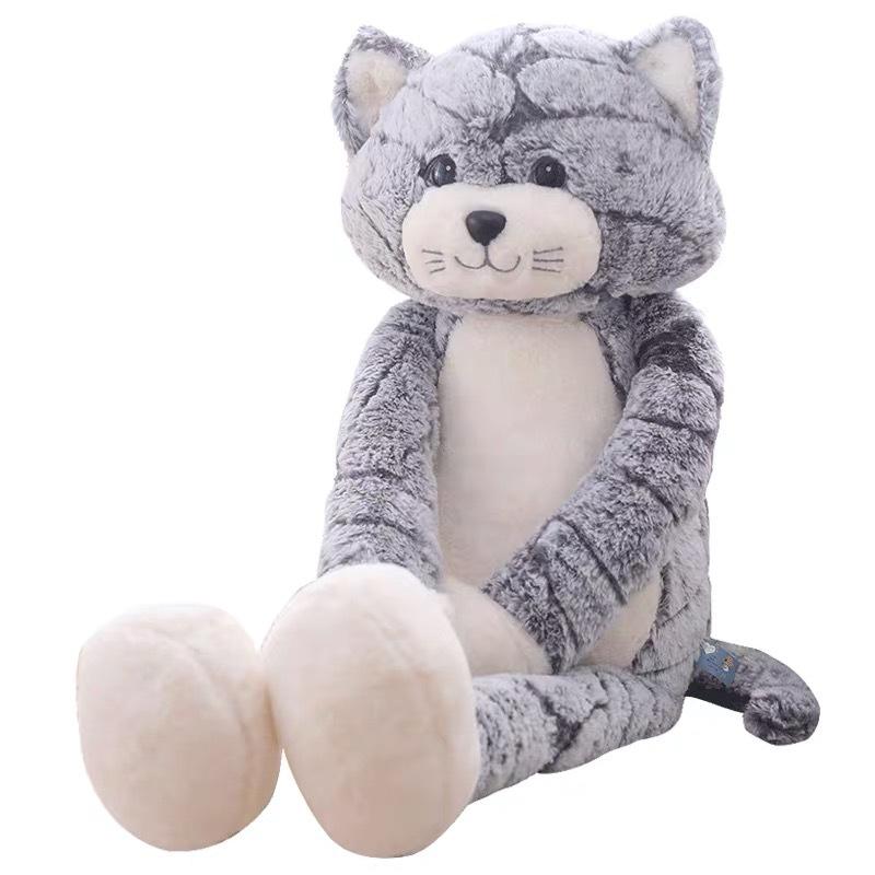 Cat Plush Toys Kuji Cat Doll Pink Cute Girl Sleeping Large Pillow Rag Doll Birthday Gift