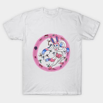 T Shirt Women Pkmn Dog Harajuku Print Kawaii Tshirt Summer Short Sleeve Female T-Shirt Top Tee