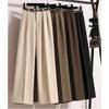 Übergröße Frühling Sommer Lange Hosen Damen Elastischer Bund Locker Lässig Unifarbene Hosen Weite Hosen