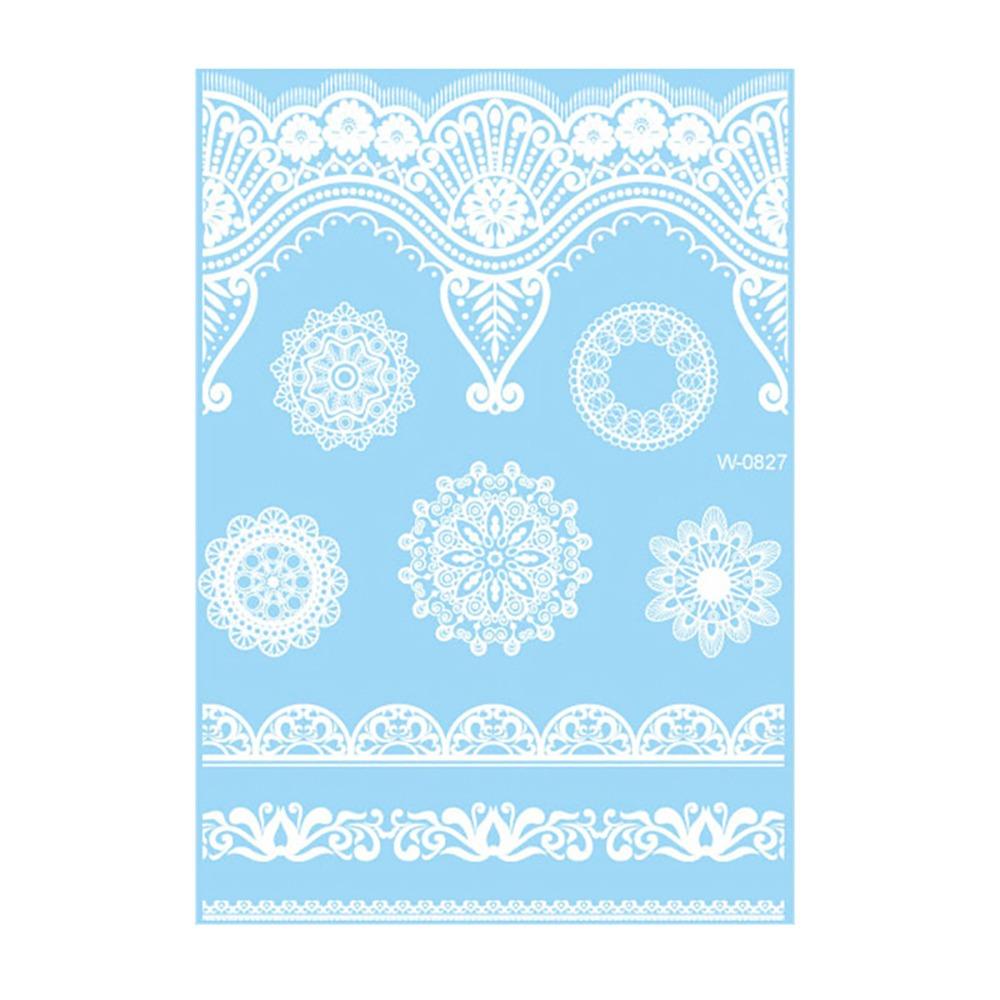 Falsches Henna Temporäres Tattoo Wasserübertragungs-Abziehbilder Körperkunst-Aufkleber Finger Hand Beine Arm