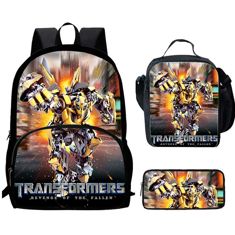 Transformers, Bumblebee Bag High Definition Multi-Function Oxford Lightweight Backpack