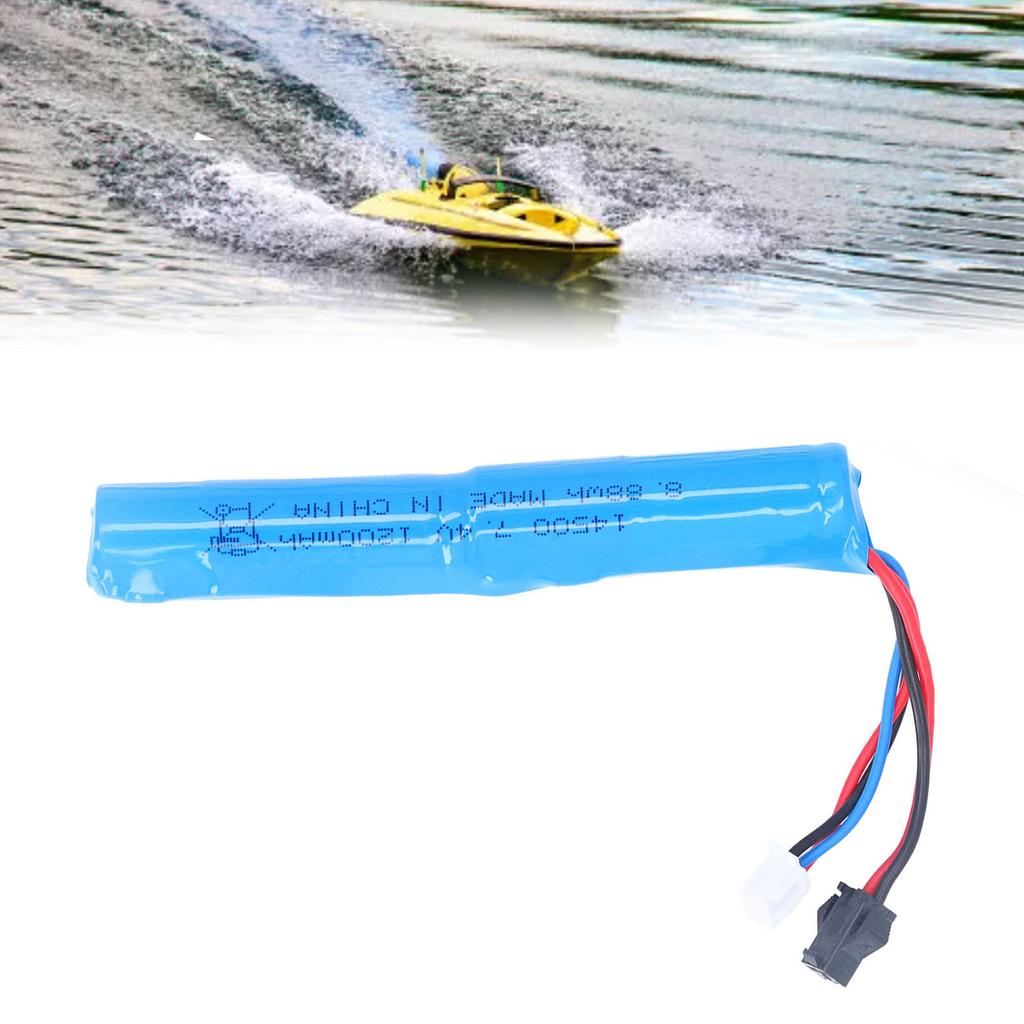 7.4V 1200mAh Lithium Battery 5C Lipo Battery with SM Black Plug RC Plane Boat Car Toy Spare Parts