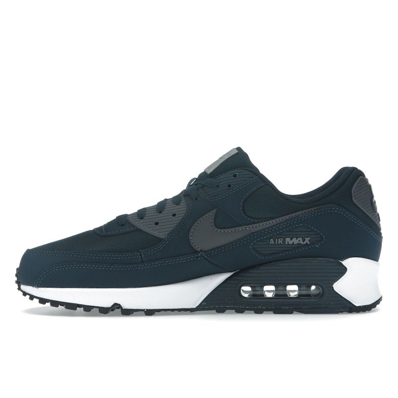 Nike Air Max 90 Męskie Granatowy Armii Biały Czarny Szary Żelazny HM0625-400