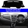 Car Inner Auto Dashboard Cover Dashmat Pad Carpet Dash Mat Cushion 2 Layers For Suzuki Celerio 2015 LHD RHD Car Styling
