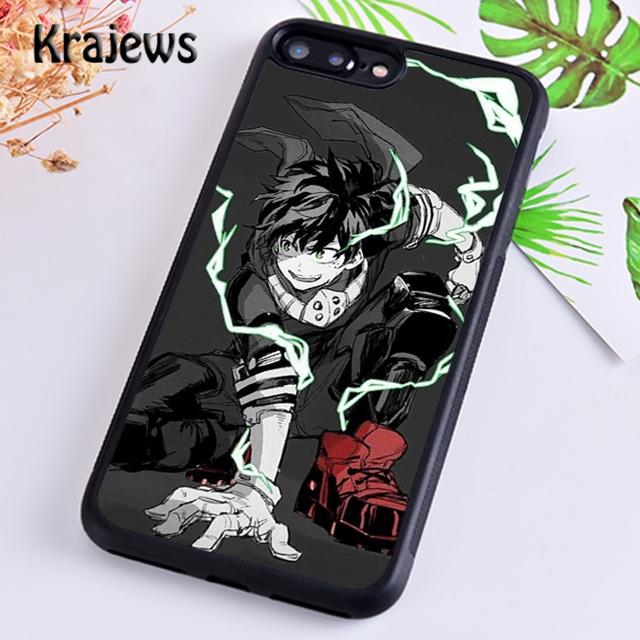Krajews Boku No Hero Academia Midoriya Izuku Phone Case Cover For iPhone 14 5 6s 7 8 Plus XR XS 11 12 13 Pro Max Galaxy S21 S22