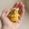 Craft Needle Felting Supply Needle Felted Mouse Handmade Figurine Gifts Felt Mice Ornaments Cute Mouse Mouse Collectible Easter