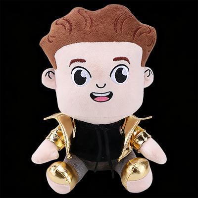 25cm Spiel Caylus Plüschtiere Cartoon Niedlicher Mann mit blonden Haaren und Jacke Weiche gefüllte Plüschpuppen Spielzeug für Kinder Fans Geburtstagsgeschenke