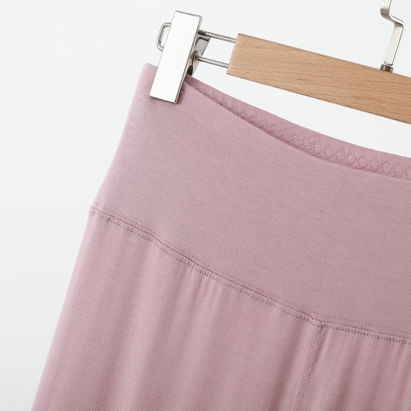 Modal Women's High-Waisted Slimming Leggings, Plus Size, Spring/Autumn Tapered Pants
