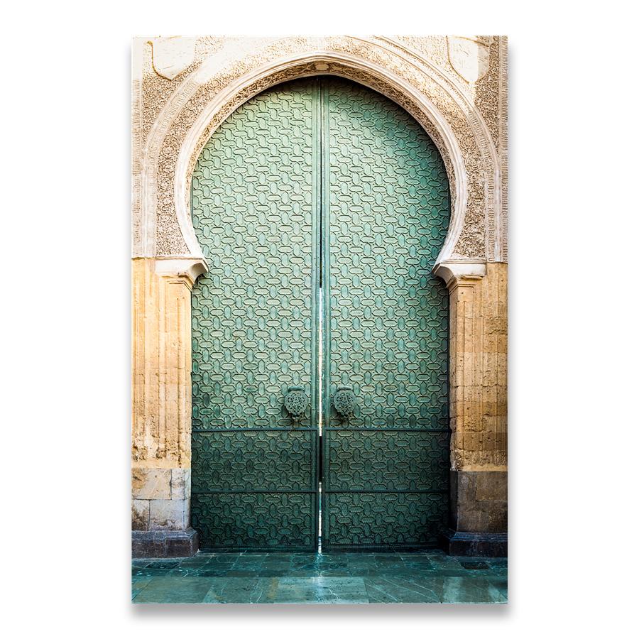 Nordic Morocco Door Vintage Posters World Famous Architecture Art Pictures Printed Living Room Canvas Painting Home Decor