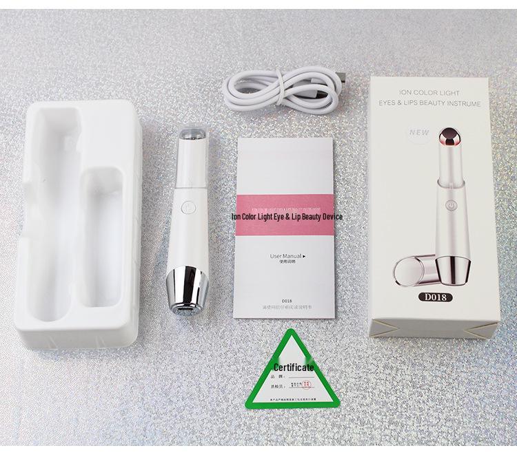 Cross-Border Electric Eye Massager: Color Light, Vibration, Heating, Eye Cream Enhancer - Reduces Fine Lines