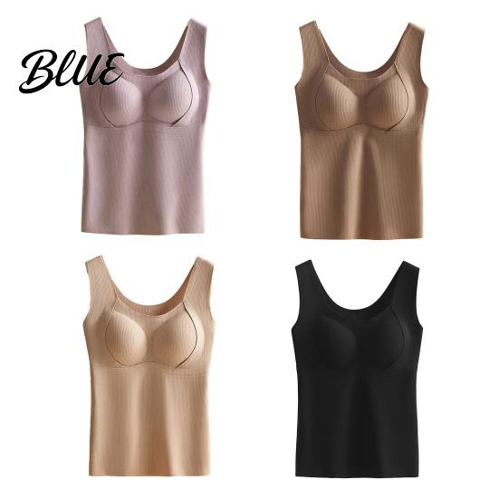 Women Thermal Tank Winter Warm Padded Breathable Sleeveless Underwear Top for Camisole Undershirt Base Layer
