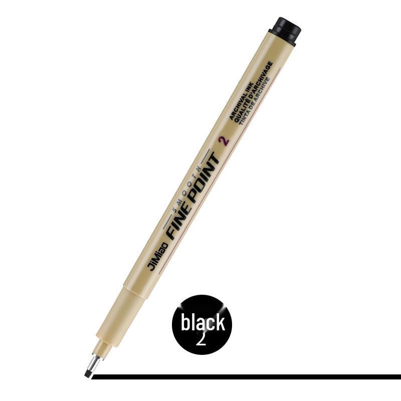 Cross-Stitch Needle Pen: 12 Line Widths, Fine Liner, Water-Based Manga Sketch Pen