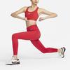 Nike Swoosh Mittlerer Halt Gepolsterter Sport-BH University Red Schwarz DX6822-657