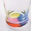 Otsuka Glass "Paletta" Tumbler, Glass Cup, Approx. 460ml, Pink/Blue/Yellow, Transparent, Made In Japan, 11L052-1P