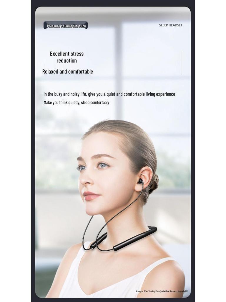 2025 Wireless Bluetooth Sleep Earphones: Neckband Design, Long Battery Life, Noise Reduction, Perfect for Sports and Running