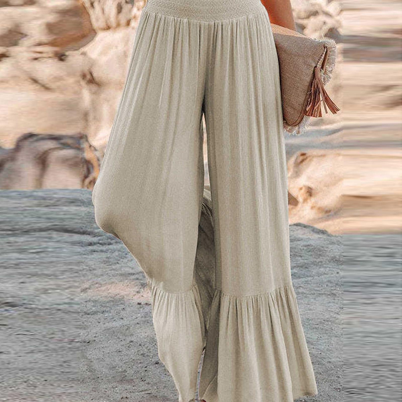 

Women s Straight Pants Fashion Casual Pants Nine Point Harlan Pants XXL хаки