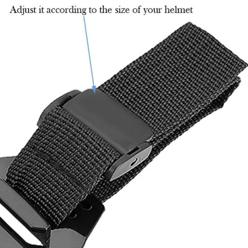 Quick Release Helmet Holder for Sports Cameras Toolless Installation Secure on Bike Climbing Safety Helmets