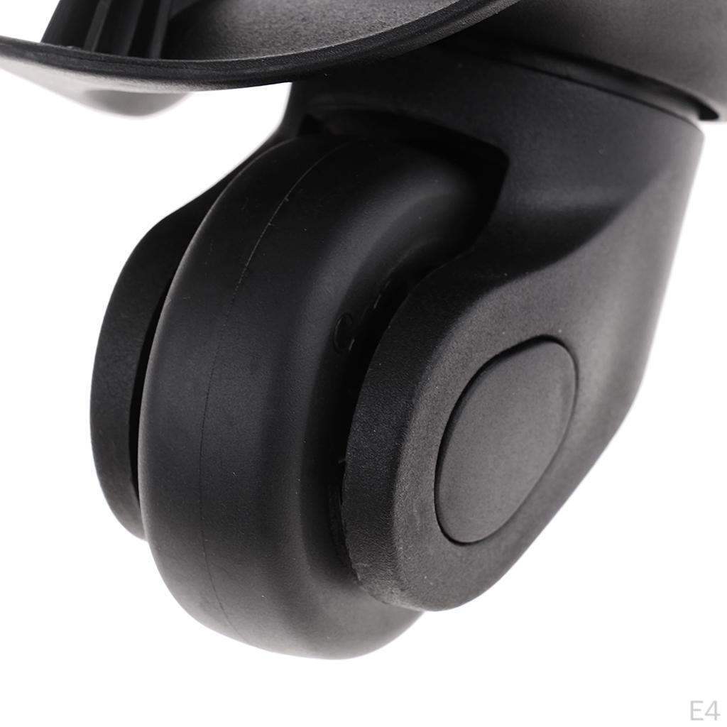 1 Pair Black Replacement Luggage