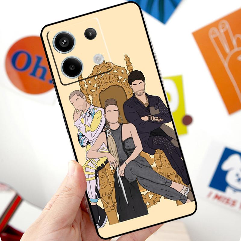 The Queen of Flow Funda For Xiaomi Redmi Note 14 Pro 10 11 12 13 Pro 11S 12S Case For Redmi 15 14C 12C 10C 13C