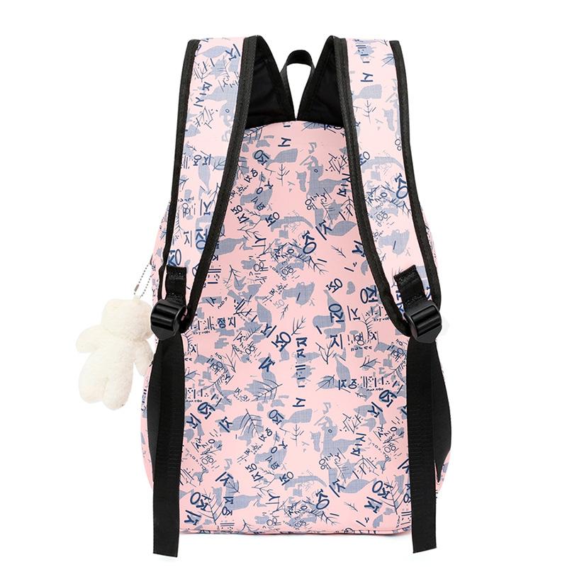 3pcs/set School Bag Backpacks Schoolbag Fashion Kids Lovely Backpack for Children Girls Bag Student